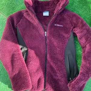 Columbia Fleece Zip Up Size Small💜